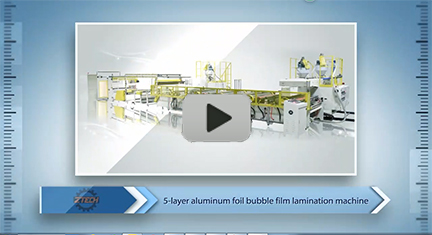 5-layer aluminum foil bubble film lamination machine