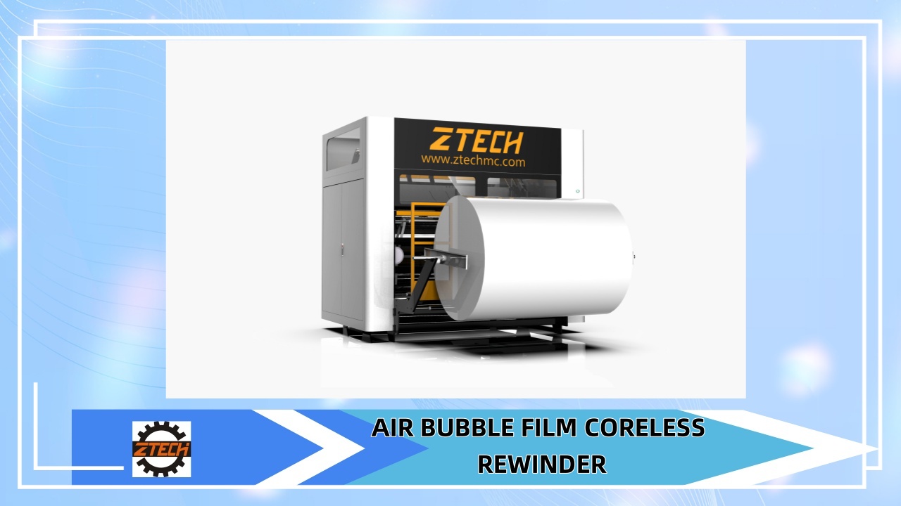 BUBBLE FILM CORELESS REWINDER